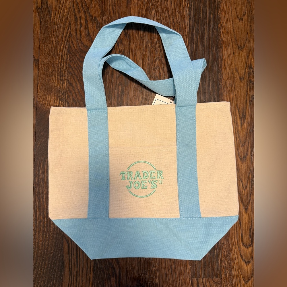 Trader Joe’s Mini Pastel Tote - a ur
